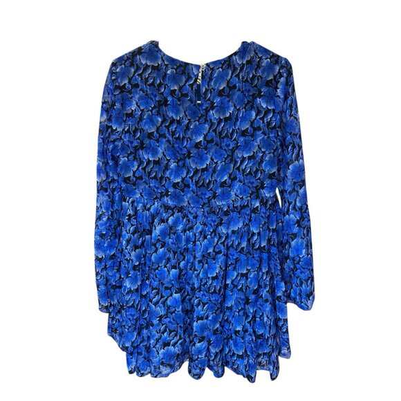 Promesa Alexandra Floral Bouquet Chiffon Bell Sleeve Romper Size Small NWT - Picture 4 of 8